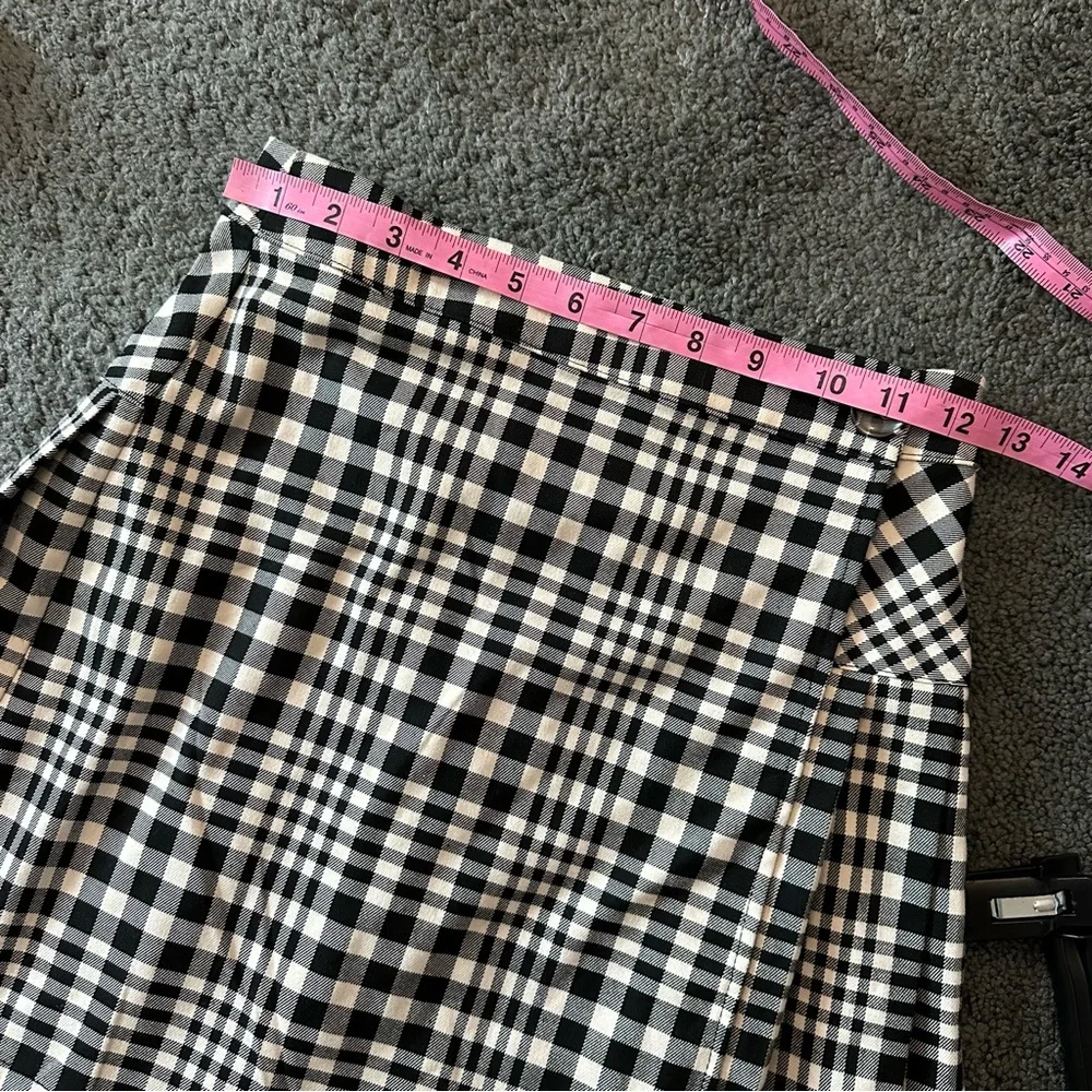 UO plaid pleated skirt